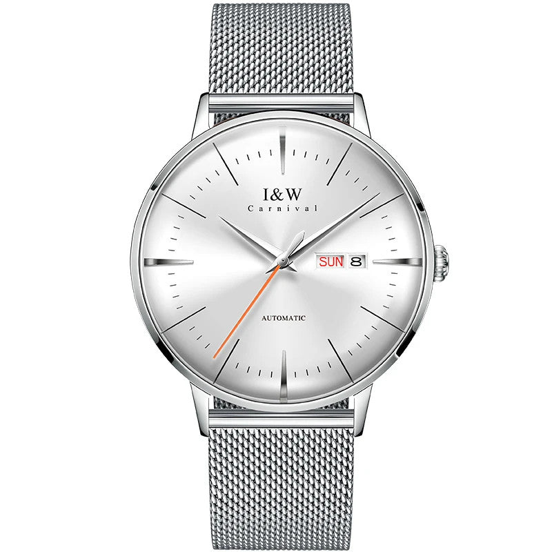 Herren Luxus Automatik Uhr Armbanduhr Saphirglas Edelstahl 42mm 3bar