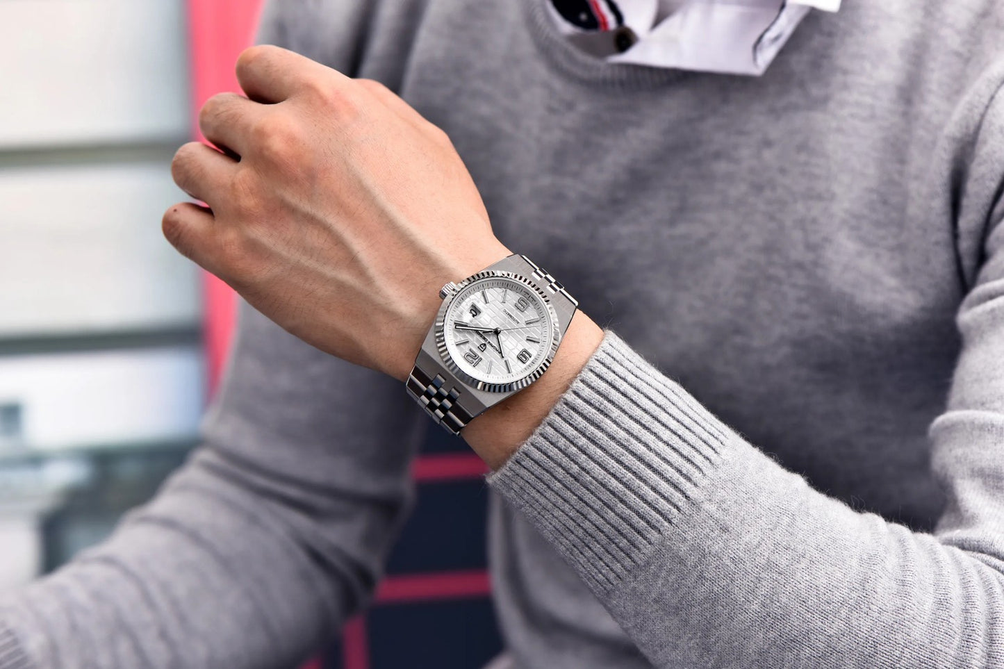 Pagani Design PD-YS027 Herren Automatik Armbanduhr Edelstahl Saphirglas 40mm