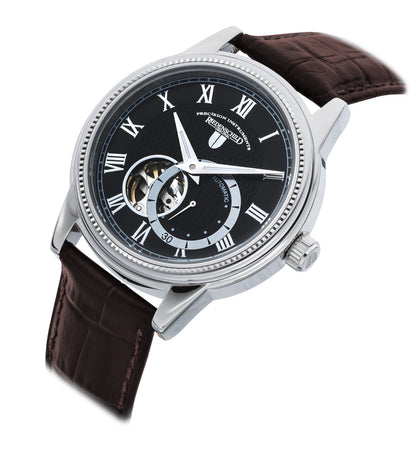 Riedenschild RS7605-02 Herren Automatikuhr Schwarz Lederband 42 mm