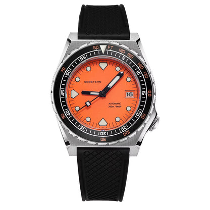 Seestern Taucher Uhr SUB600T Automatikuhr Saphirglas Edelstahl 200m Wasserdicht