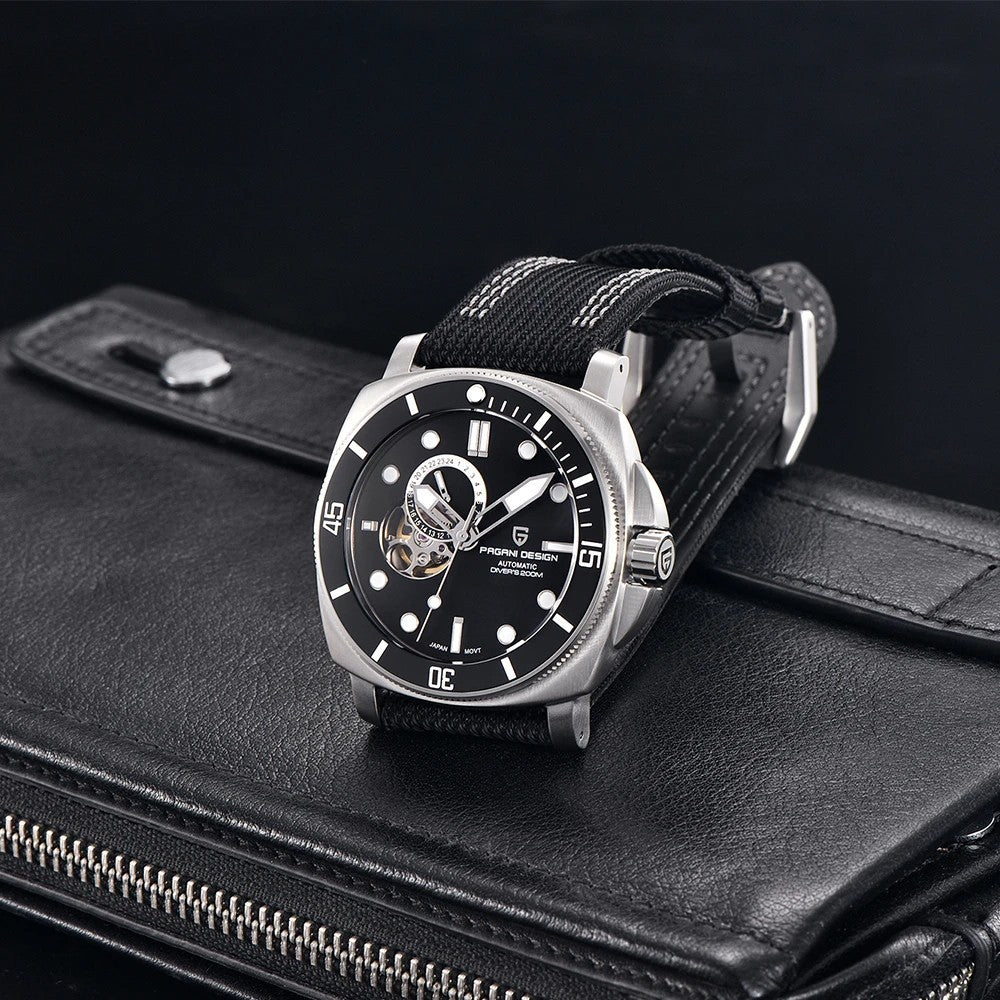 Pagani Design PD-1736 Automatikuhr Herren Edelstahl Saphirglas NH39 43 mm Luxus