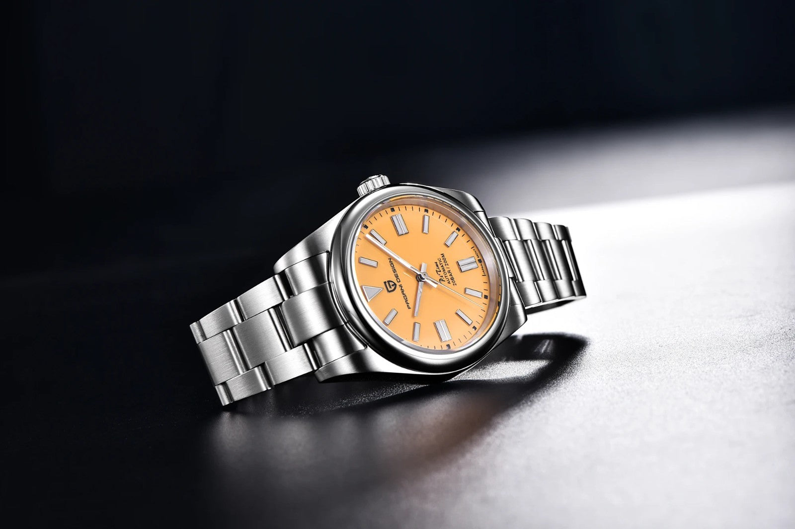Pagani Design PD-1690 Automatikuhr Herren Edelstahl mit Datum 39 mm Seiko NH35