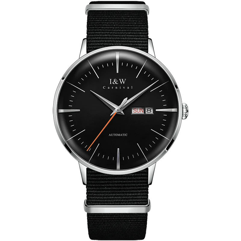 Herren Luxus Automatik Uhr Armbanduhr Saphirglas Edelstahl 42mm 3bar