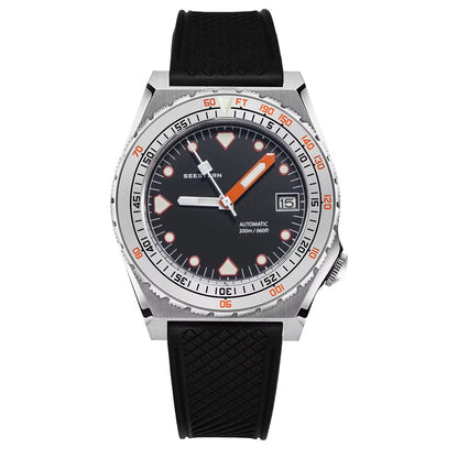 Seestern Taucher Uhr SUB600T Automatikuhr Saphirglas Edelstahl 200m Wasserdicht