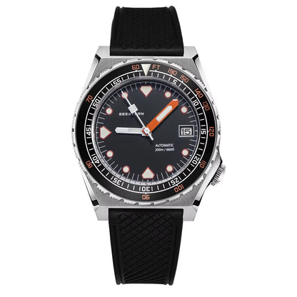 Seestern Taucher Uhr SUB600T Automatikuhr Saphirglas Edelstahl 200m Wasserdicht