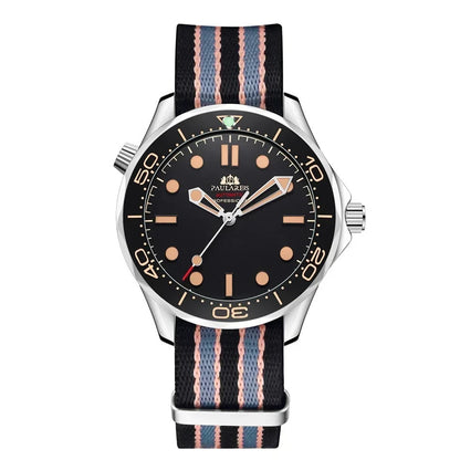 Paulareis Automatikuhr Armbanduhr Herren Edelstahl Herrenuhr Taucheruhr