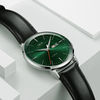 Herren Luxus Automatik Uhr Armbanduhr Saphirglas Edelstahl 42mm 3bar