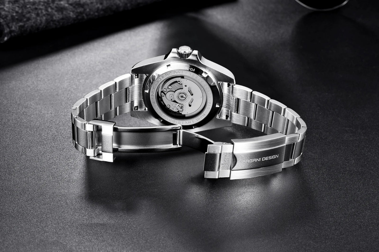 Pagani Design PD-1651 Luxus Automatikuhr Herren 40mm Edelstahl Saphirglas