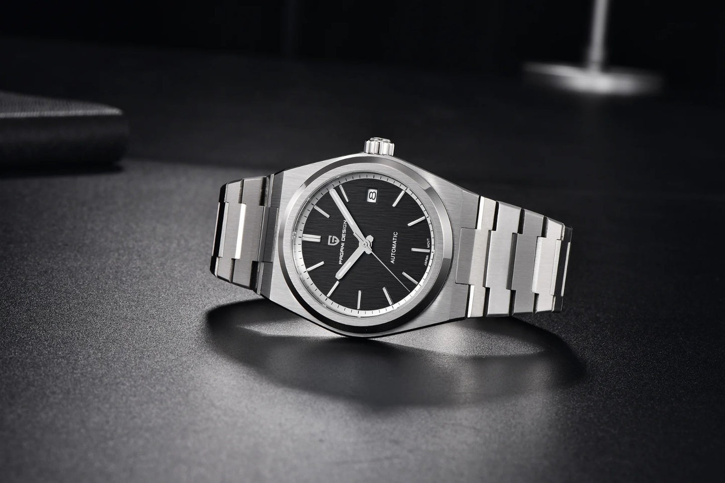 Pagani Design PD1753 Herren Automatikuhr Armbanduhr Saphirglas Edelstahl 38mm