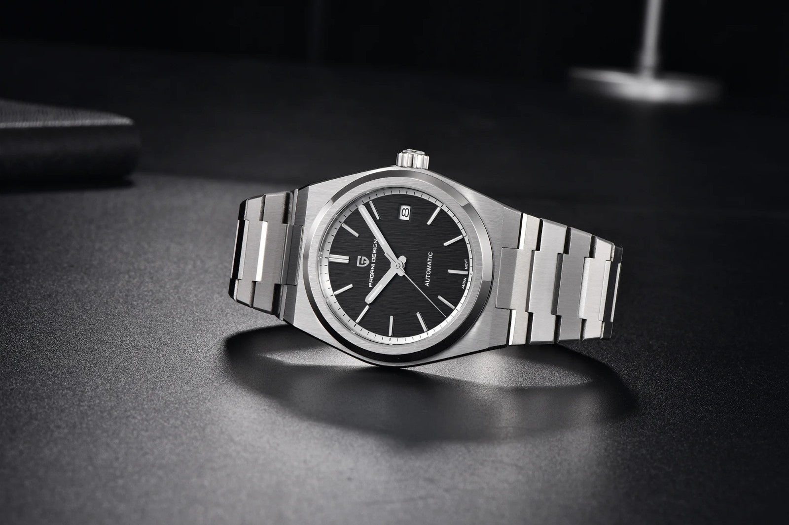 Pagani Design PD1753 Herren Automatikuhr Armbanduhr Saphirglas Edelstahl 38mm