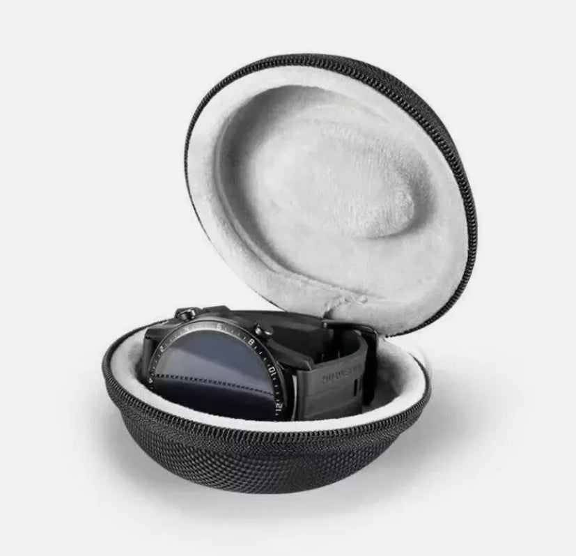 Uhrenetui Reiseetui Uhrenbox Schwarz EVA für 1 Uhr