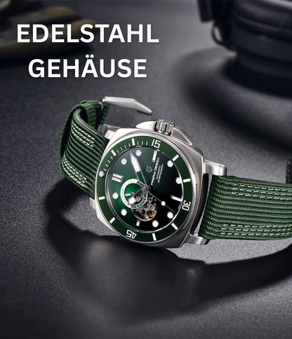 Pagani Design PD-1736 Automatikuhr Herren Edelstahl Saphirglas NH39 43 mm Luxus