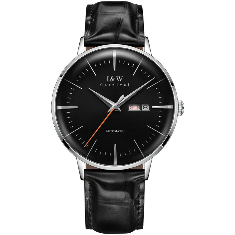 Herren Luxus Automatik Uhr Armbanduhr Saphirglas Edelstahl 42mm 3bar