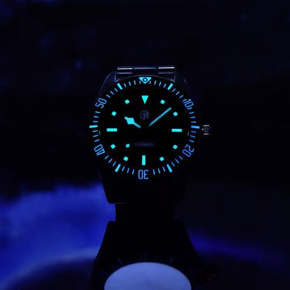 RollTimi Automatikuhr Seiko NH35 Edelstahl Saphirglas Datum 42mm