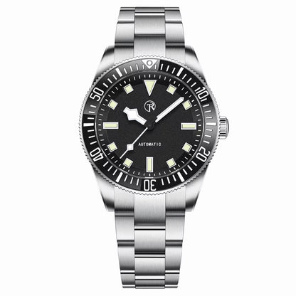 RollTimi Automatikuhr Seiko NH35 Edelstahl Saphirglas Datum 42mm