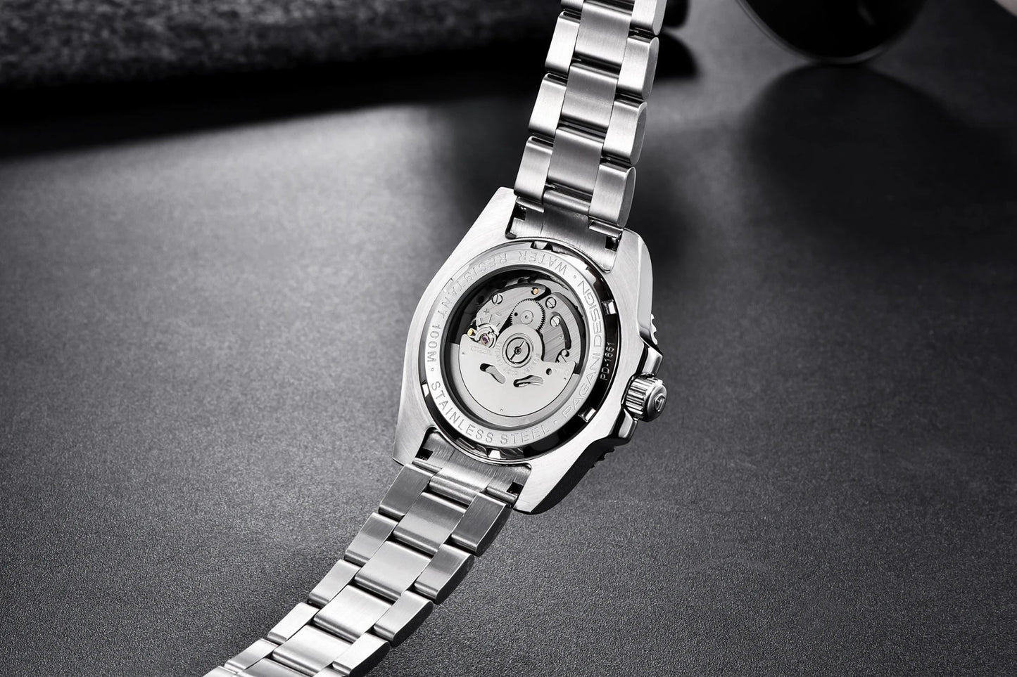 Pagani Design PD-1651 Luxus Automatikuhr Herren 40mm Edelstahl Saphirglas