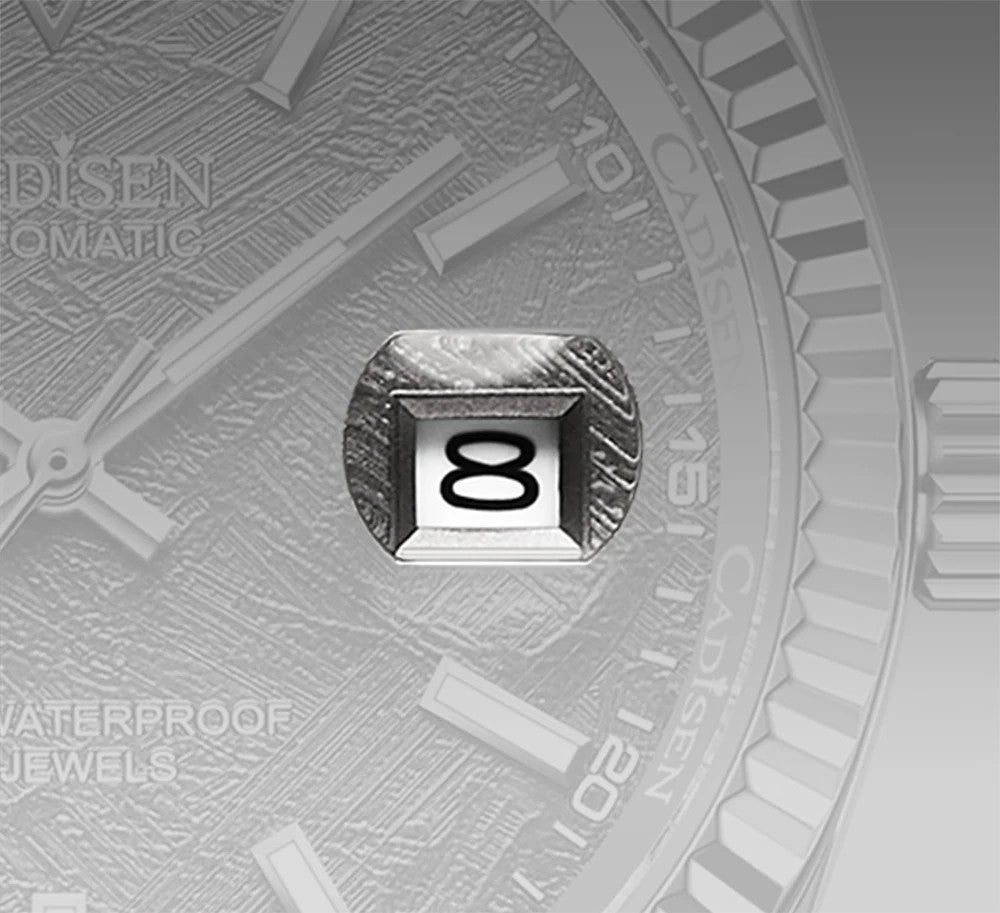 Cadisen DD40 Luxus Automatikuhr Herren Armbanduhr 40mm Edelstahl Saphirglas