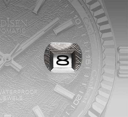 Cadisen DD40 Luxus Automatikuhr Herren Armbanduhr 40mm Edelstahl Saphirglas