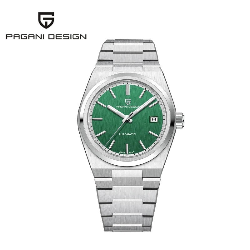 Pagani Design PD1753 Herren Automatikuhr Armbanduhr Saphirglas Edelstahl 38mm