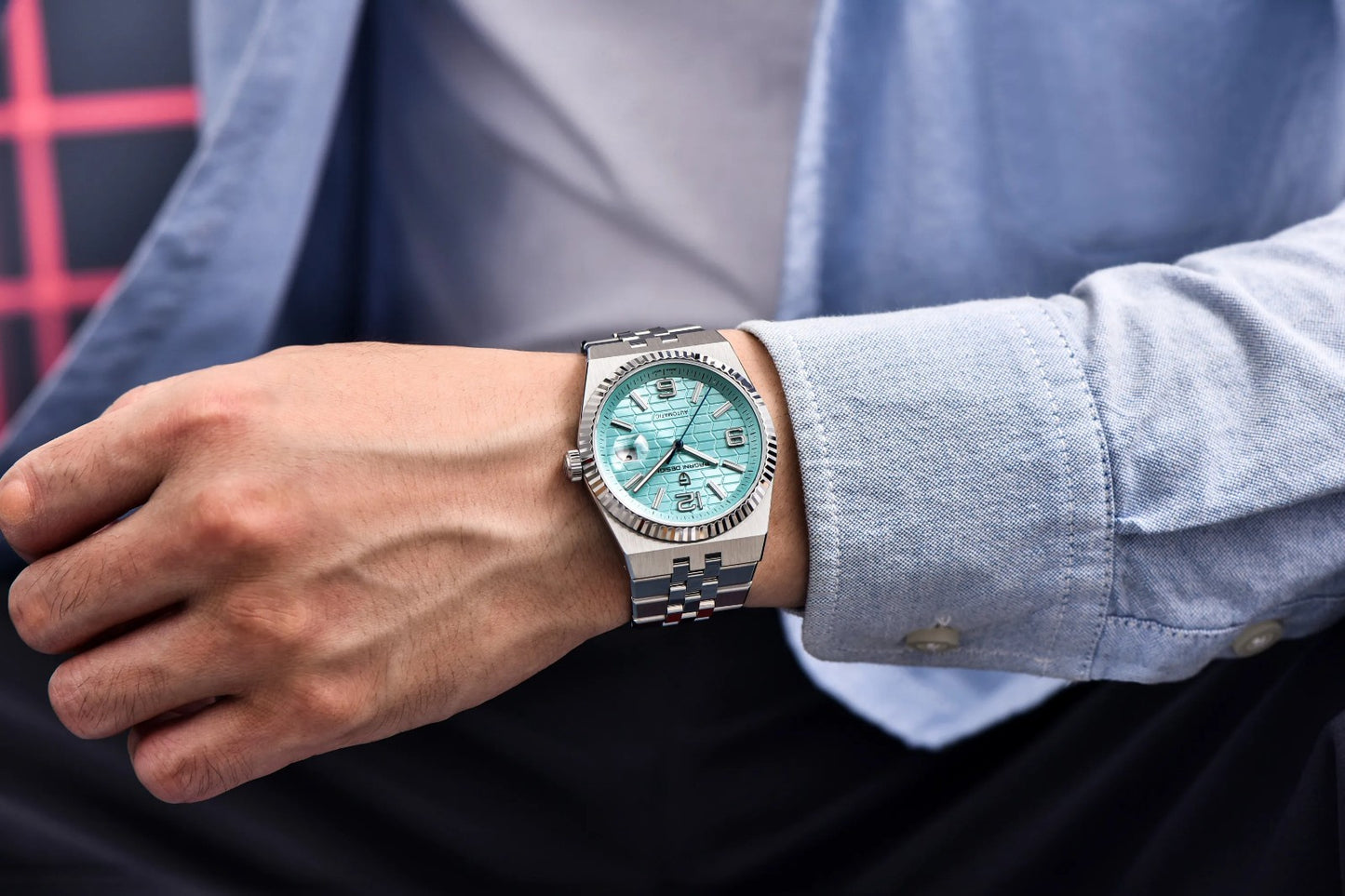 Pagani Design PD-YS027 Herren Automatik Armbanduhr Edelstahl Saphirglas 40mm