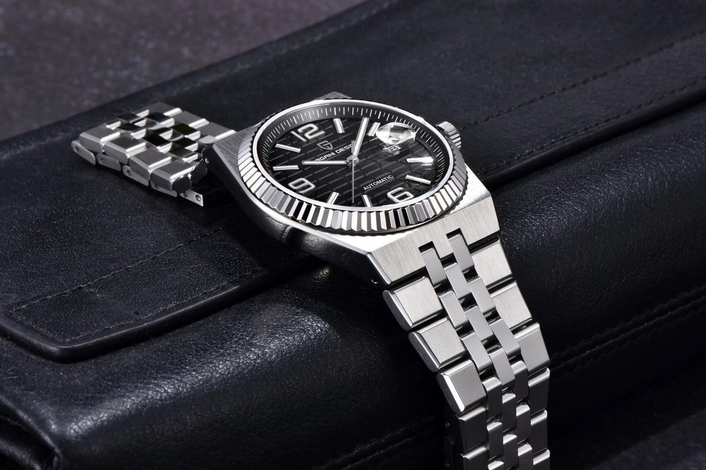 Pagani Design PD-YS027 Herren Automatik Armbanduhr Edelstahl Saphirglas 40mm