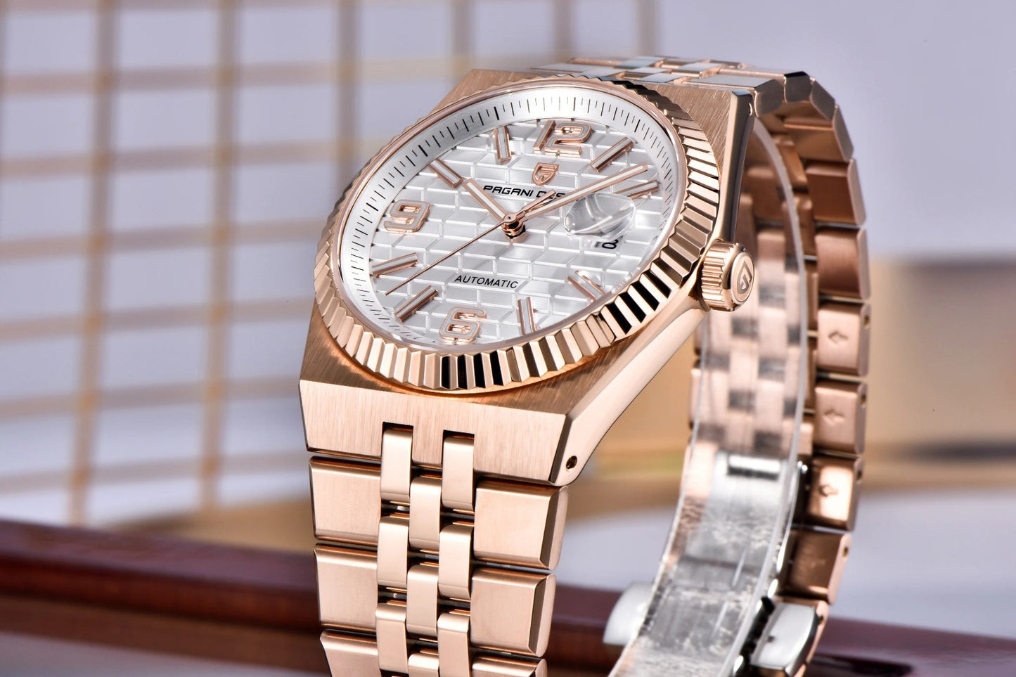 Pagani Design PD-YS027 Herren Automatik Armbanduhr Edelstahl Saphirglas 40mm