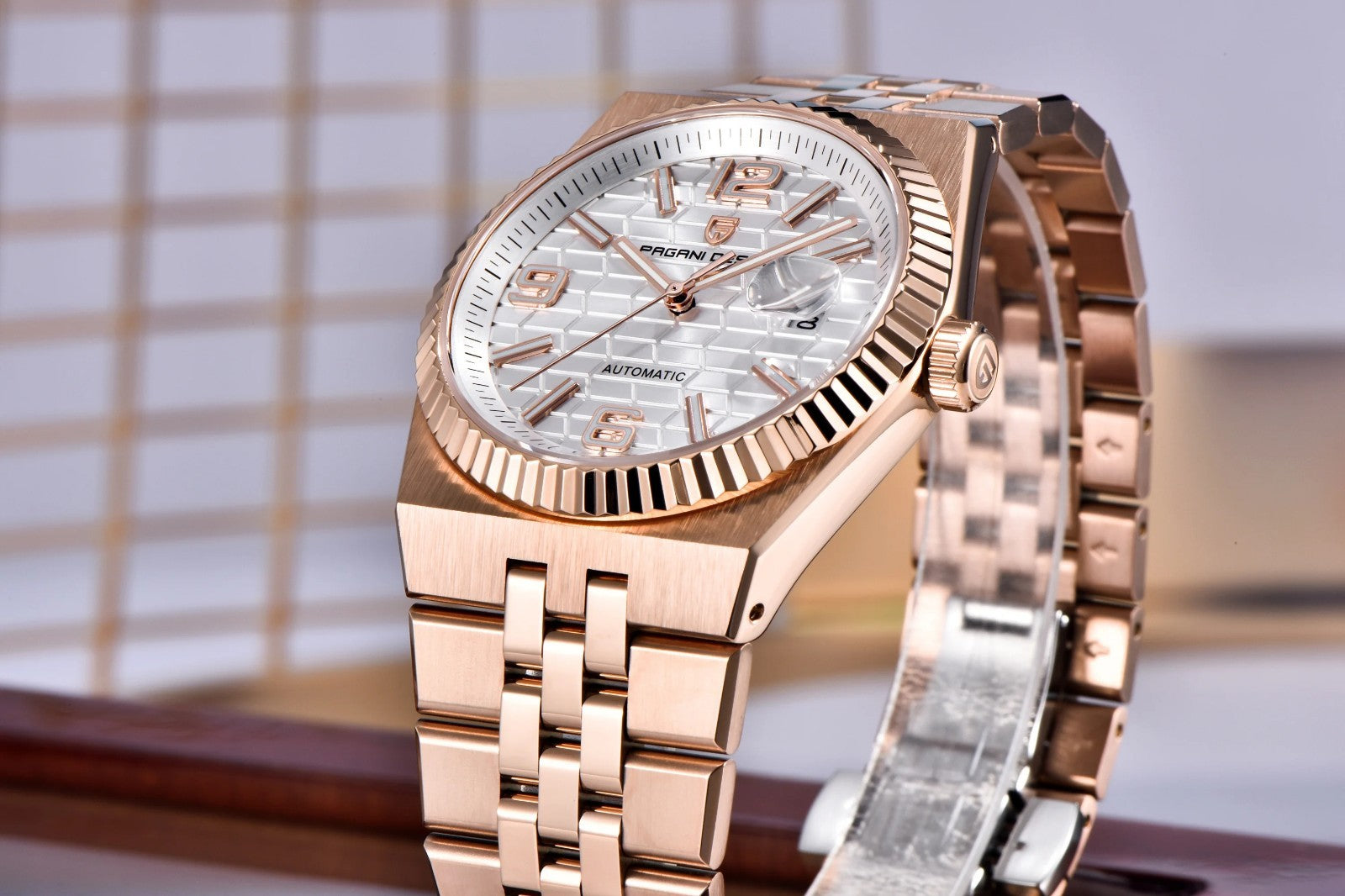 Pagani Design PD-YS027 Herren Automatik Armbanduhr Edelstahl Saphirglas 40mm