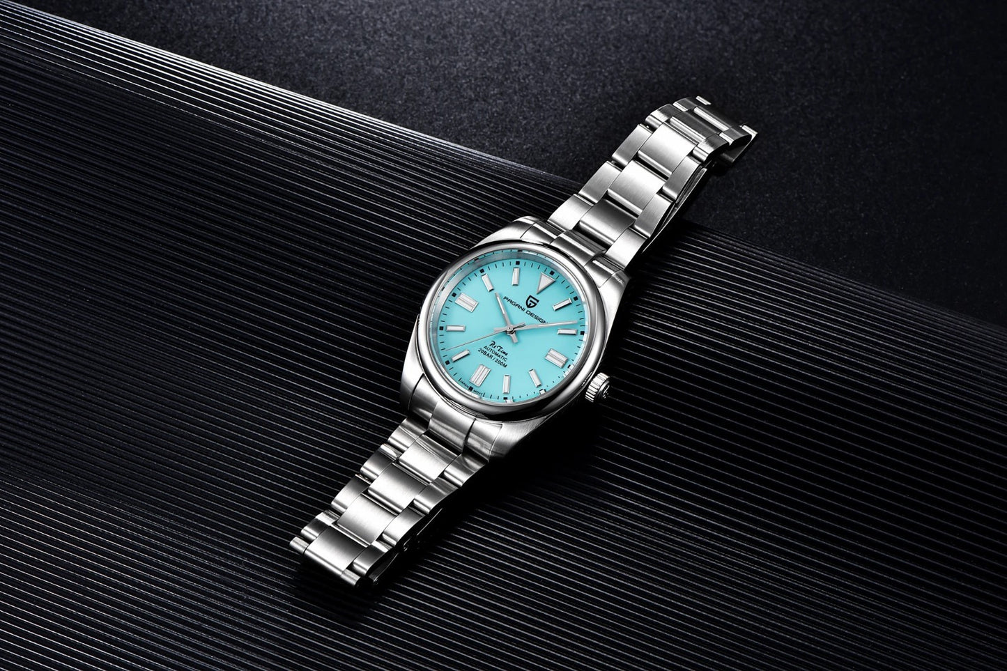 Pagani Design PD-1690 Automatikuhr Herren Edelstahl mit Datum 39 mm Seiko NH35