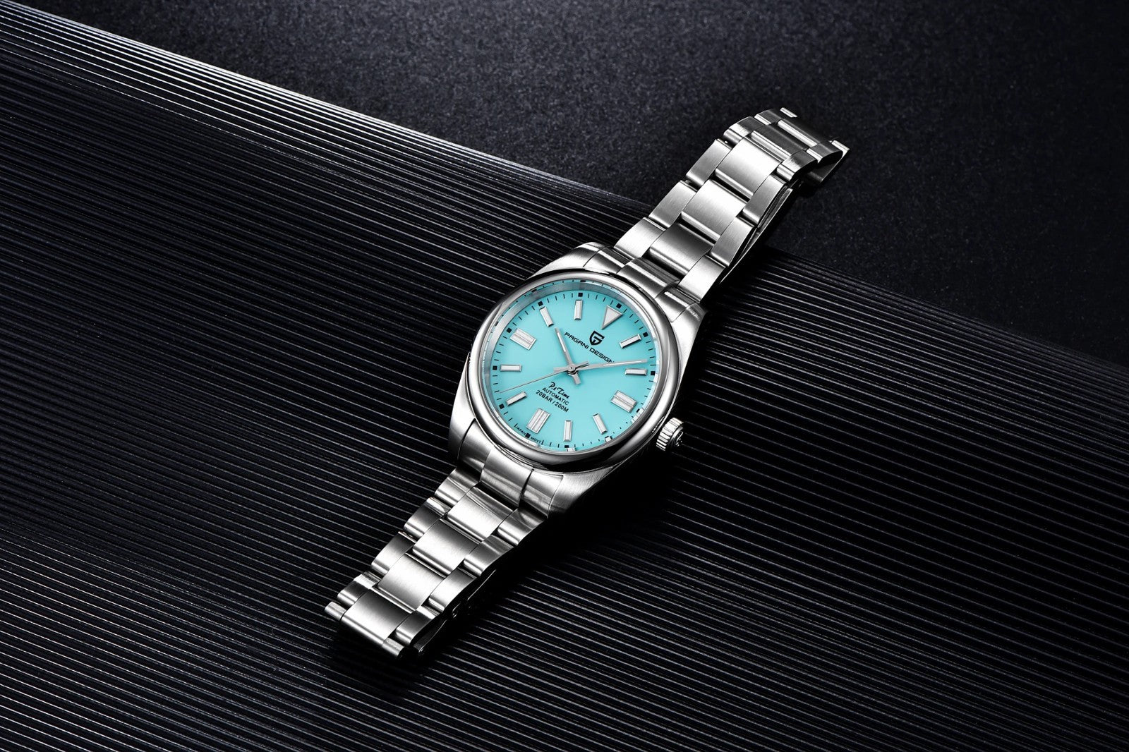 Pagani Design PD-1690 Automatikuhr Herren Edelstahl mit Datum 39 mm Seiko NH35