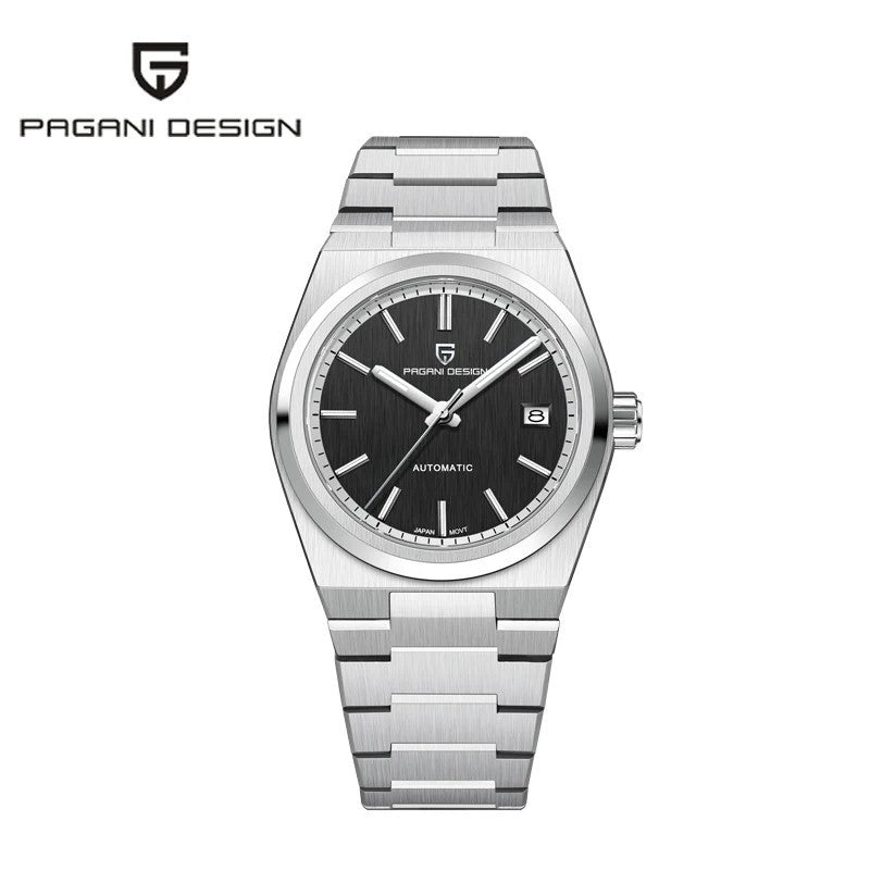 Pagani Design PD1753 Herren Automatikuhr Armbanduhr Saphirglas Edelstahl 38mm